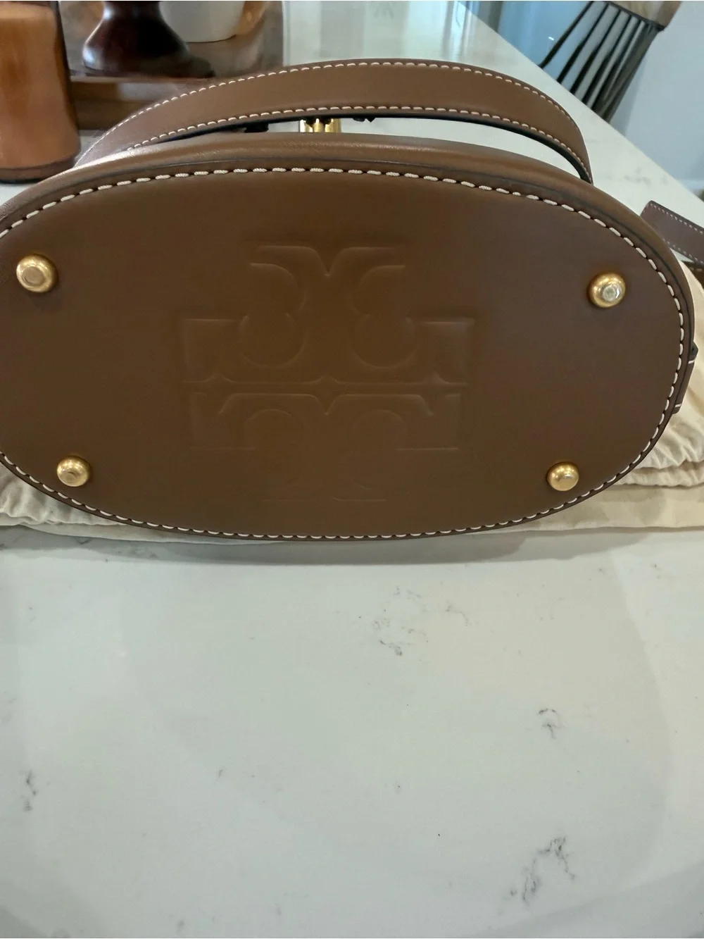 Tory Burch T Monogram Bucket Bag